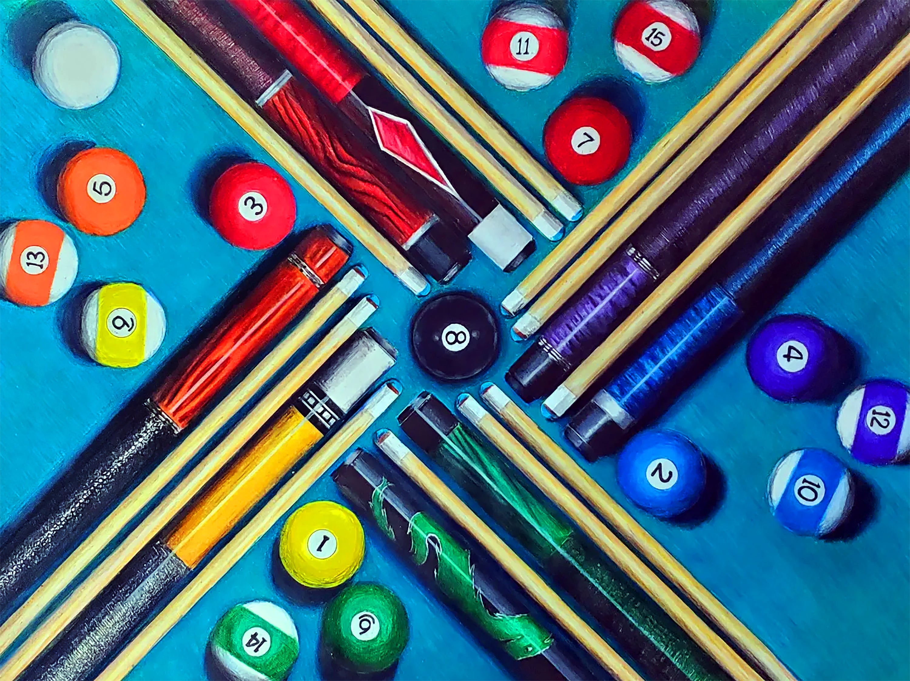 Color Wheel – PoolBallArt
