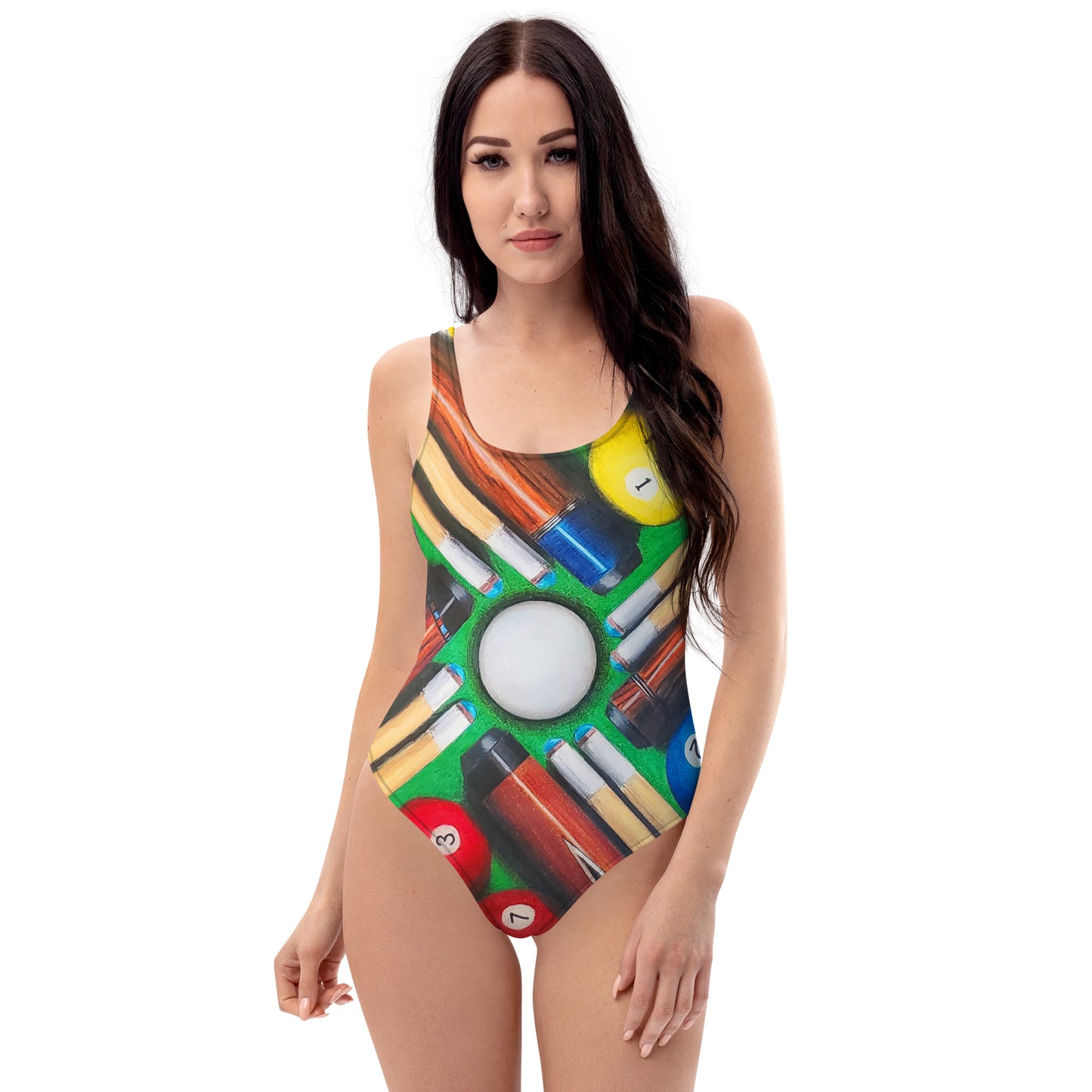 Big Pool Fan One-Piece Swimsuit