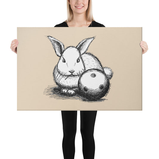 Hare Ball Canvas
