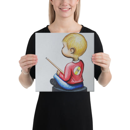 When I Was a Young Boy... Canvas Print