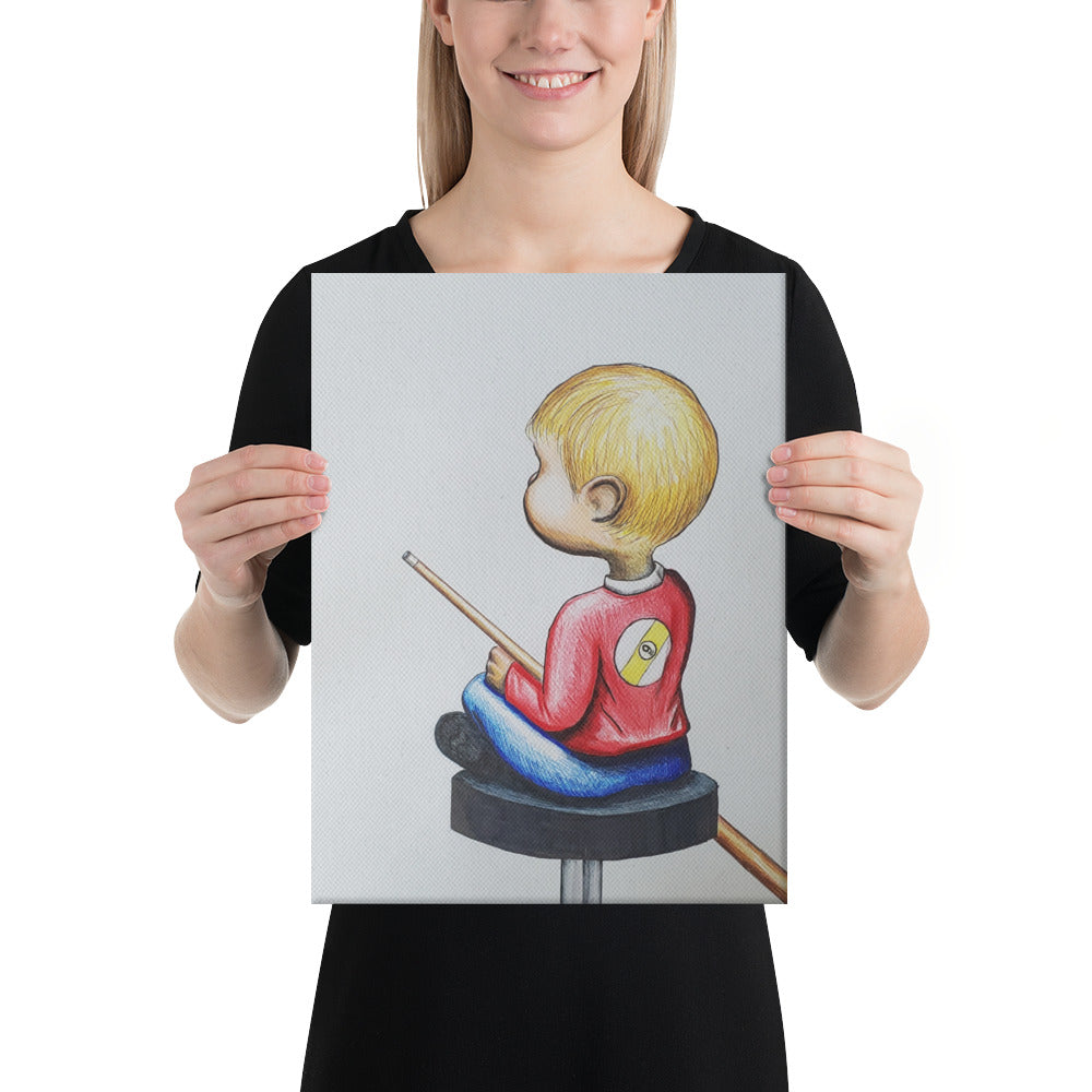 When I Was a Young Boy... Canvas Print