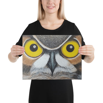 The More He Saw Canvas Print