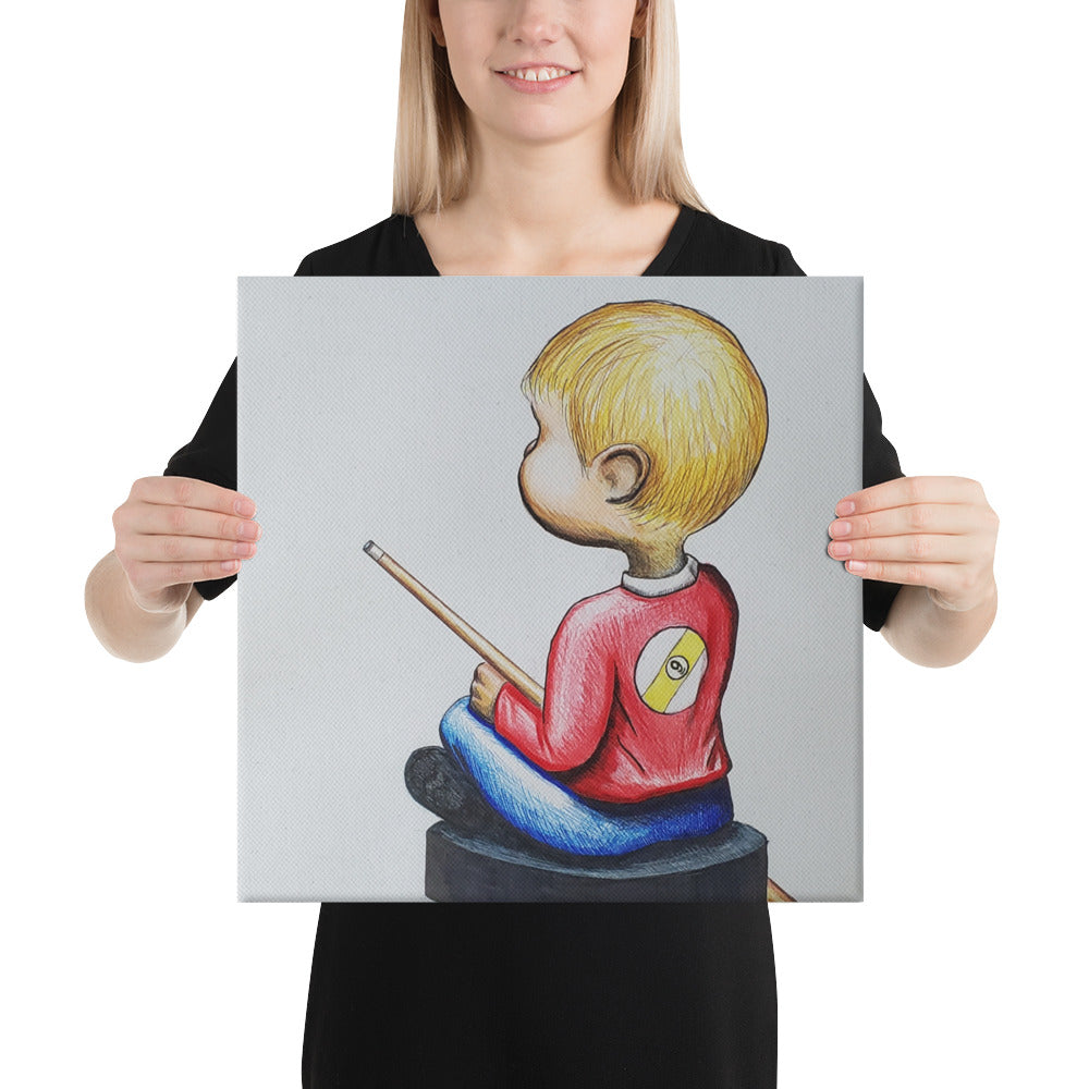 When I Was a Young Boy... Canvas Print