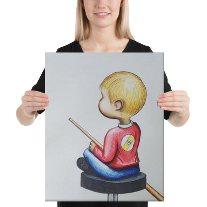When I Was a Young Boy... Canvas Print