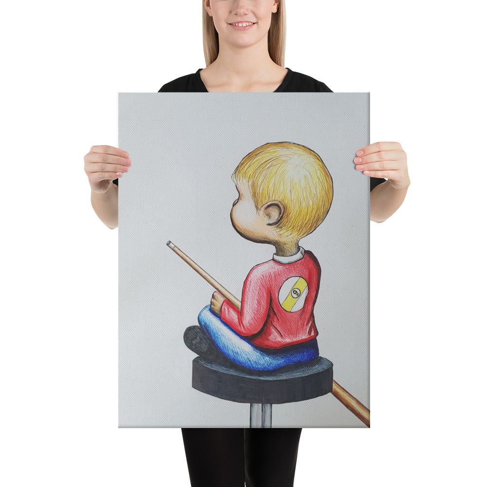 When I Was a Young Boy... Canvas Print