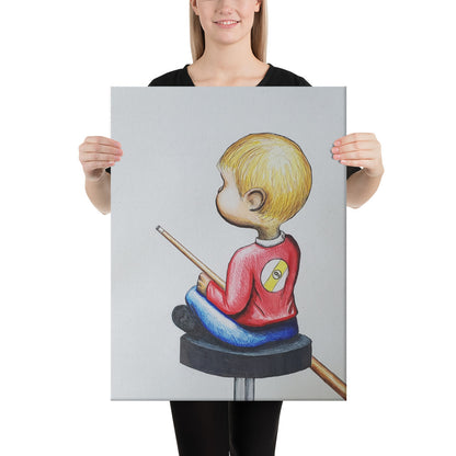 When I Was a Young Boy... Canvas Print