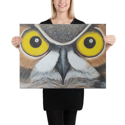 The More He Saw Canvas Print