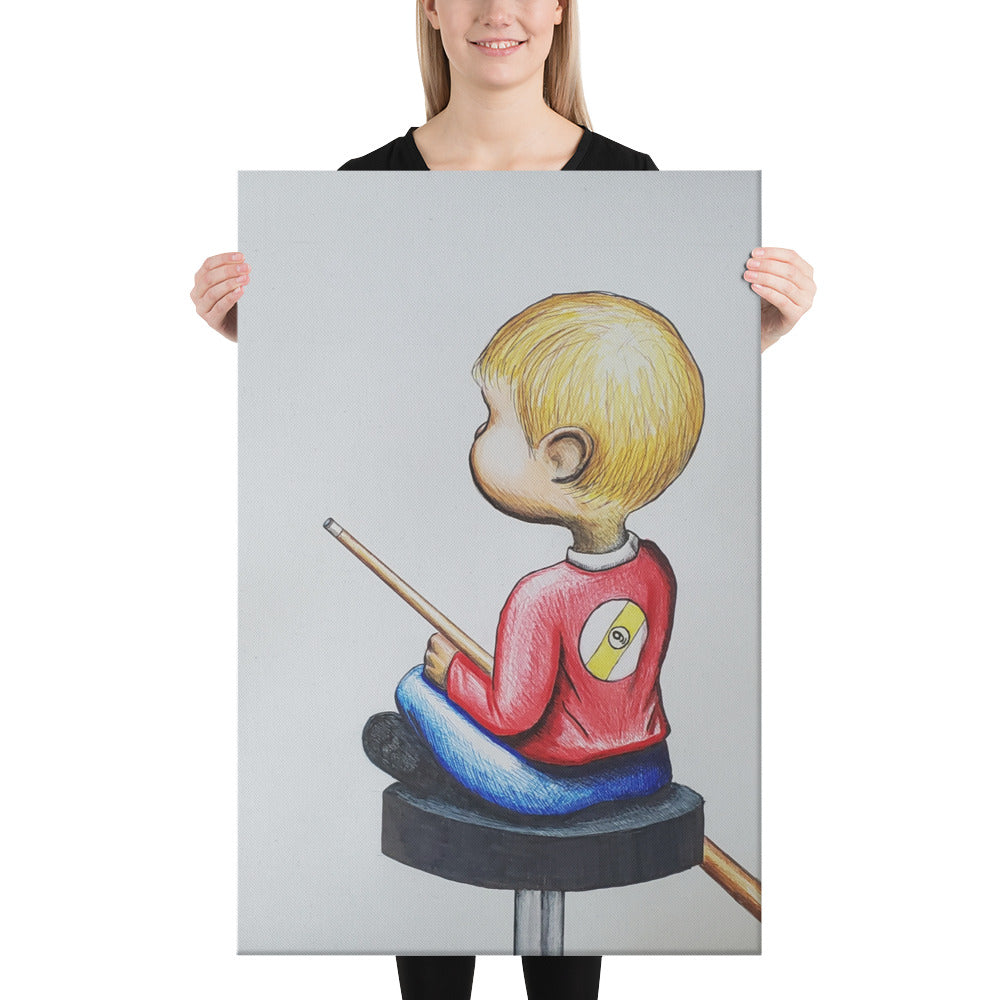 When I Was a Young Boy... Canvas Print