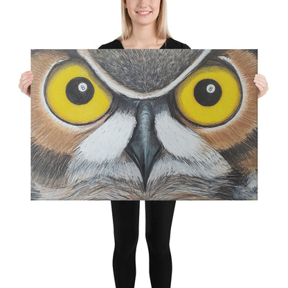 The More He Saw Canvas Print