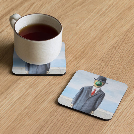The Son of Six Ball Cork-back coaster