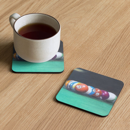 Break 'em Cork-back coaster