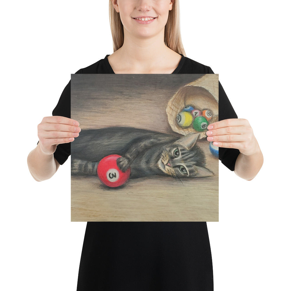 Cat Got Your Balls Poster