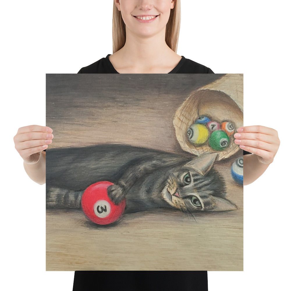 Cat Got Your Balls Poster