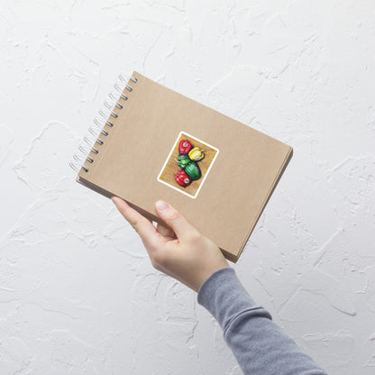 Bell Peppers Bubble-free stickers