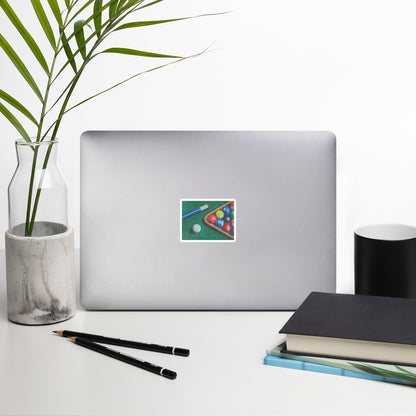 Eight Ball Rack - Four Ways Bubble-free stickers